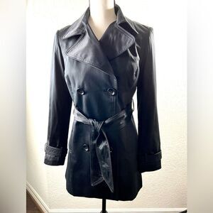 White House Black Market Double Breasted Coat